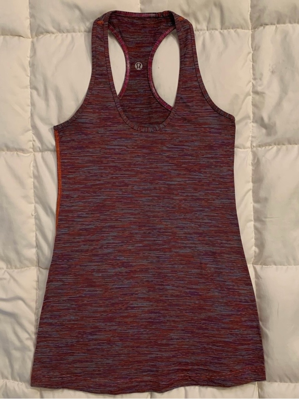 Lululemon Cool Racerback Tank 4 Wee Are From Space Black March Multi W1974s